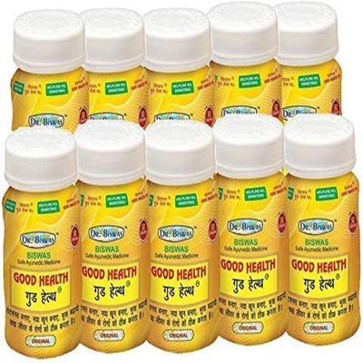Ayushveda Dr Biswas Ayurvedic Good Health Capsules - Pack of 10 x 50 = 500 Capsules