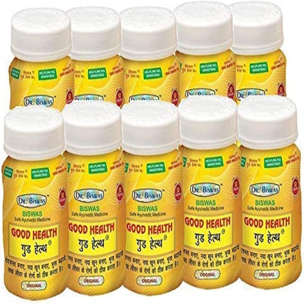 Ayushveda Dr Biswas Ayurvedic Good Health Capsules - Pack of 10 x 50 = 500 Capsules