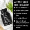 Biotin (5000mcg), Keratin, Collagen, Horsetail, Saw Palmetto  5-in-1 Hair Growth Supplement & Vitamins for Women & Men, DHT Blocker Capsules for Thinning - Hair Growth Vitamins view 2