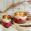 Bluecorn Beeswax Large 3-Wick Candle, 100% Pure Beeswax with Cypress & Sandalwood Essential Oils, Amber Glass, Soy Free, Clean Burning Candle Wax, Long Lasting, Home Decor, American Made, 8 Oz, 1 Ct view 3