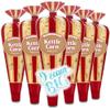 Gourmet Popcorn  Premium Pack of 6 Kettle Corn Mini Cones & Exclusive Inspirational Sticker! Small Storage Space Friendly & Great Stocking Stuffers! 5.4oz total. view 3