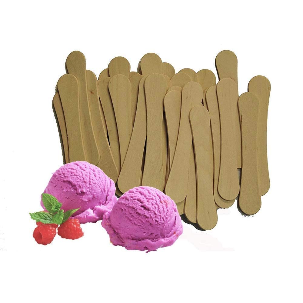 Perfect Stix Wooden Ice Cream Taster Spoons, Wooden 3.5" Length. Pack of 500CT