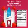 HTWO Premium Molecular Hydrogen Water, Strawberry Flavor, Sugar Free, 16.9oz 12 Pack, Energy Sports Drink, Performance & Recovery Support, Alternative to Hydrogenated Tablet & Hydrogen Bottle, Kosher view 2