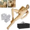 AMITVA Training Manikin Model with Arm Blood Pressure Measurement, Interchangeable Geriatric Patient Care Manikin for Medical Education Teaching Tool view 3
