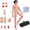 AMITVA Nursing Skills Female Nursing Manikin with Interchangeable Genitals and Bedsore Modules for Nursing Medical Training Teaching Medical Supplies,170Cm view 1