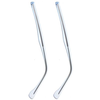 1 Pair Blue Metal Eyeglass Replacement Arms - Universal Glasses Legs for Eyeglasses & Sunglasses, Comfortable & Easy to Install