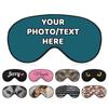 AMAPARK Customized Funny Sleep Mask Personalized with Photo Text Logo Sleeping Masks, Custom Gift for Her Him Men Women, Blue Green view 1