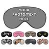 AMAPARK Personalized Sleeping Eye Mask for Wedding Birthday Anniversary Party Design Your Own Sleep Masks Add Photo Text Logo Customized Funny Gift, Gray view 1