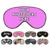 AMAPARK Custom Sleep Mask Add Your Own Design Personalized Photo Text Logo Soft Sleeping Masks for Men Women Wedding Anniversary Customized Gift, Violet view 1