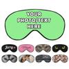 AMAPARK Personalized Sleeping Eye Mask for Wedding Birthday Anniversary Party Design Your Own Sleep Masks Add Photo Text Logo Customized Funny Gift, Light Green view 1