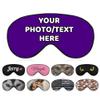 AMAPARK Personalized Sleeping Eye Mask for Wedding Birthday Anniversary Party Design Your Own Sleep Masks Add Photo Text Logo Customized Funny Gift, Indigo view 1