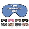 AMAPARK Personalized Sleeping Eye Mask for Wedding Birthday Anniversary Party Design Your Own Sleep Masks Add Photo Text Logo Customized Funny Gift, Carolina Blue view 1