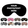 AMAPARK Custom Eye Mask for Sleeping Personalized with Picture Text Logo Sleep Masks Gift for Wedding Anniversary Party Favor, Black view 1