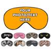 AMAPARK Custom Eye Mask for Sleeping Personalized with Picture Text Logo Sleep Masks Gift for Wedding Anniversary Party Favor, Orange view 1