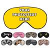 AMAPARK Custom Eye Mask for Sleeping Personalized with Picture Text Logo Sleep Masks Gift for Wedding Anniversary Party Favor, Gold view 1