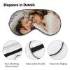 AMAPARK Personalized Sleeping Eye Mask for Wedding Birthday Anniversary Party Design Your Own Sleep Masks Add Photo Text Logo Customized Funny Gift, Yellow view 3