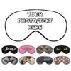 AMAPARK Custom Eye Mask for Sleeping Personalized with Picture Text Logo Sleep Masks Gift for Wedding Anniversary Party Favor, White view 1