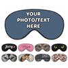 AMAPARK Customized Funny Sleep Mask Personalized with Photo Text Logo Sleeping Masks, Custom Gift for Her Him Men Women, Indigo Blue view 1