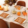 AnyDesign 80 Pack Hello Fall Pumpkin Paper Napkin Orange Pumpkin Disposable Luncheon Napkins Autumn Decorative Dessert Dinner Hand Napkin for Thanksgiving Buffet Party Supplies, 6.5 x 6.5 Inch, A1558 view 4