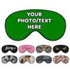 AMAPARK Customized Funny Sleep Mask Personalized with Photo Text Logo Sleeping Masks, Custom Gift for Her Him Men Women, Green view 1