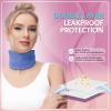 Castor Oil Pack for Thyroid - Organic Castor Oil Neck Wrap, Reusable, Leak-Proof Design, Less Mess, Comfort Fit, Oil Not Included (Violet) view 3
