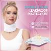 Castor Oil Pack for Thyroid - Reusable Organic Castor Oil Neck Wrap for Thyroid, Less Mess, Anti Oil Leak, Comfort Fit, Oil Not Included (White) view 3