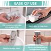 4 Pack Damp Dusting Sponge Duster, Grey Dust Cleaning Sponge, Reusable Household Cleaning Sponge Tool for Blinds, floorboards, Fan Blades, Vents, Glass, Railings, Mirrors view 4