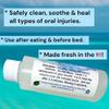 Urban ReLeaf Liquid Oral Wound Cleanser with Peppermint ! Soothe Irritation. Speed Healing. Natural Sea Salt Soak. Dental Work, Braces, Mouth, Gum, Canker sores, Orthodontics, dentures. Fresh Mint view 4