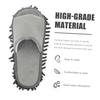 2 Pairs Slippers Foot Mop Shoes Floor Cleaning Shoes Cleaning Slipper Mopping House Accessories for Home Foot Cleaners Chenille Men and Women The Lazy Universal view 2