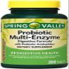 Spring Valley Probiotic Multi-Enzyme Digestive Formula Tablets, 200 Count view 1