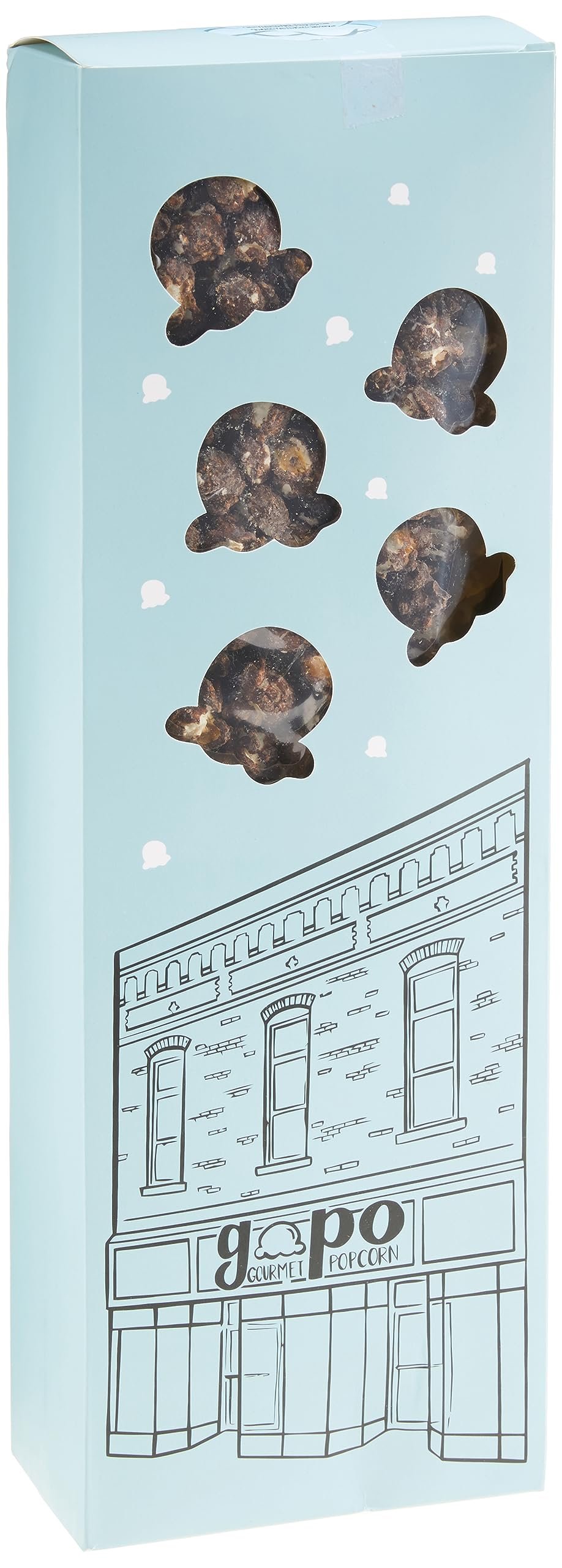 GoPo Gourmet Popcorn | Large Size | (Dark Chocolate Sea Salt)