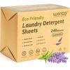 Wenge Eco-friendly Laundry Detergent Sheets - 240 Plastic-Free, Hypoallergenic Liquidless Washer Sheets for Home, Dorm, Travel, Camping (Lavender Scent) view 1