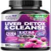 Gentle Liver Cleanse Detox & Repair Formula - Advanced Liver Support Supplement with Silymarin Milk Thistle, Dandelion Root, Artichoke Extract, Turmeric, Choline, & Beetroot - 180 Veggie Capsules view 1