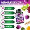 Gentle Liver Cleanse Detox & Repair Formula - Advanced Liver Support Supplement with Silymarin Milk Thistle, Dandelion Root, Artichoke Extract, Turmeric, Choline, & Beetroot - 180 Veggie Capsules view 3