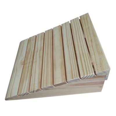 JWW Portable Curb Ramps Wood Wheelchair Ramp Kit Lightweight Pet Ramp Indoor Stair Ramp Threshold Ramps for Doorways Garage Entryway (Size : 39x35x14cm)