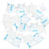 25 Pcs Single Dry Ice Packs Freezer for Shipping, Long-Lasting Cold Packs for Lunch Bags & Injuries, Reusable Ice Pakcs Blanket Keep Food Fresh - Size 4.9"x3.8" view 1