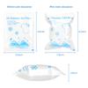 25 Pcs Single Dry Ice Packs Freezer for Shipping, Long-Lasting Cold Packs for Lunch Bags & Injuries, Reusable Ice Pakcs Blanket Keep Food Fresh - Size 4.9"x3.8" view 2