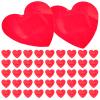 50pcs Heart Shaped Bandages Heart-Shaped Bandages for Wounds Household Patches view 1