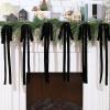 15 Yards Velvet Ribbon 1-1/2 Inch Single Face Black Velvet Ribbon Spool Prefect for Wedding, Ribbons for Gift Wrapping, Christmas Tree Ornaments Wreath Hair Bows, Ribbons for Crafts view 3