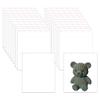 EachDusto Clear Self Adhesive Cellophane Bags 6 x 6 Self Stick Cello Bags 100pcs Square Sealable OPP Poly Glassine Bags 2mil for Snacks Coffee Beans Walnuts Fruit Pastry Mouse Toy Napkins view 1