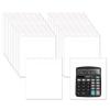 EachDusto 7"x7" Adhesive Cellophane Bags 100pcs Clear Self Stick Cello Baggies 2mil Square OPP Poly Bags for Calculator Candy Bread Slices Fruits Office Supplies Socks Mask Popcorn view 1