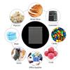EachDusto 7"x7" Adhesive Cellophane Bags 100pcs Clear Self Stick Cello Baggies 2mil Square OPP Poly Bags for Calculator Candy Bread Slices Fruits Office Supplies Socks Mask Popcorn view 4