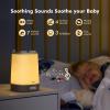Evaife Baby Sound Machine, Nursery Night Light for Kids, Alarm Clock, White Noise Machine for Sleeping, OK to Wake Clock for Toddlers, APP Control, Fan Rain Wave, Sleep Trainer view 2