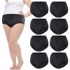 9 Pcs Waterproof Incontinence Underpants Plastic Pants Leak Proof Incontinence Underwear Adult Diaper Cover(XL,Black) view 1