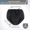 9 Pcs Waterproof Incontinence Underpants Plastic Pants Leak Proof Incontinence Underwear Adult Diaper Cover(XL,Black) view 2