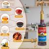 4 Pack Coffee Syrup Pump, Compatible with Torani, DaVinci, Jordans Skinny Syrups - Torani Syrup Pump Dispenser Fits 25.4 Oz/750Ml Bottles, For Coffee Flavoring Syrups, Teas, Snow Cones, Smoothies view 2