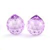 10pcs Chandelier Crystal Faceted Ball Prism Feng Shui Ball Glass Lamp Parts,Lilac,15mm 10pcs view 1