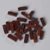 10Pcs/Lot Natural Rectangle Stone Beads Opal Quartzs Crystals Tube Bead Loose Spacer Gems Bead for DIY Necklace Bracelet 4x13mm,Blood Stone,4x13mm About 5 Pcs view 1