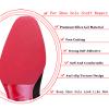 BHXANZOU Clear Shoe Sole Protector for Red Bottom Shoe Protector Compatible with Christian Louboutin Shoes,Self-Adhesive Red Bottom Protectors Replacement for Louboutin Shoes (6"x4",Clear 6Pcs) view 2