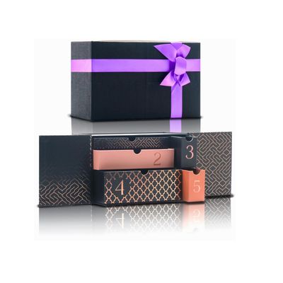 AVUX 5 Drawer Magnetic Closure Gift Box for Gifts - A Pink Colored Luxury & Cute Empty Gift Box with Laser Printed for Birthday, Anniversaries, Wedding, and Christmas